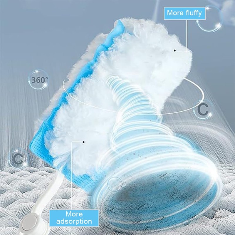Dust Cloth Refill Duster, Pack of 25 Dust Magnet, Duster
