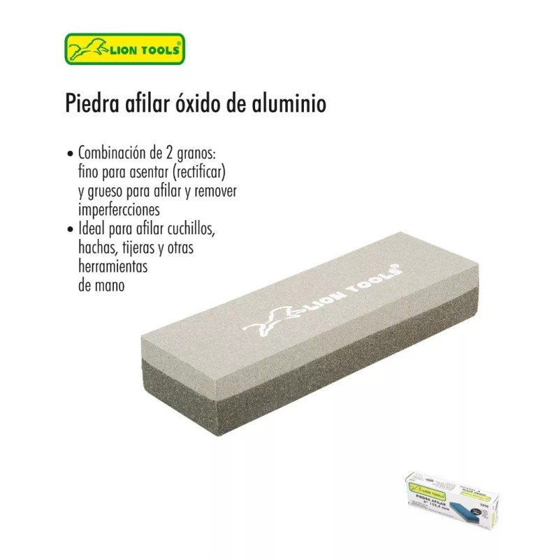 Lion Tools Piedra Para Afilar Cuchillos Tijeras Y Herramientas 5290