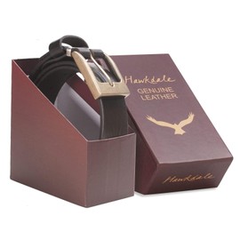 Hawkdale Full Grain Mens Leather Belt - Made In The UK - 1.25" - Black, Brown, Tan Strap - # 8R-F12-400