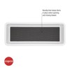 Copco Basics Drawer Organizer, 9.81 x 3.81 x 2.1-Inches, White/Charcoal