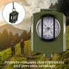 Compasses，Hiking Compass for Survival with ，Waterproof Durable and Pocket-SizedTactical Survival