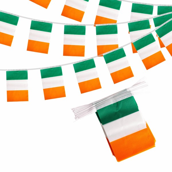 Irish Bunting Ireland Flags Bunting St Patricks Day Decorations 10m