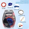 Hengrongshen Subwoofer Cable Set, 1500 W Power Amplifier Cable Set,