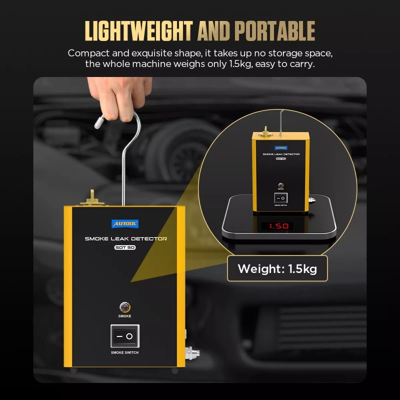 AUTOOL EVAP Smoke Machine Automotive Leak Detector Car Smoke Tester