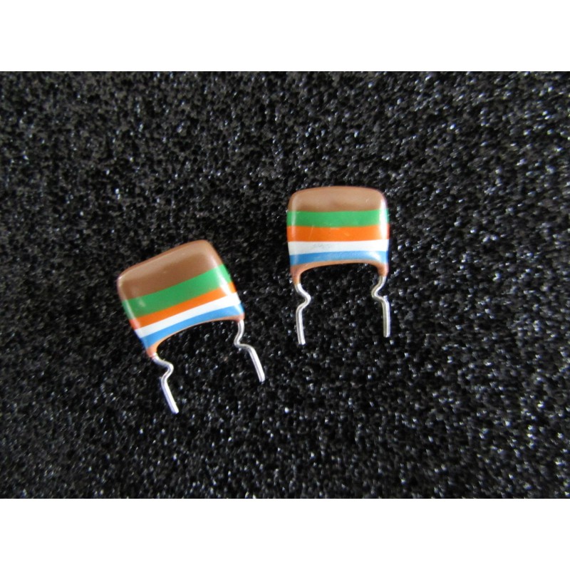 Mullard Tropical Fish Capacitor .015uF 15nF 15000pF 10% 630V Mullard