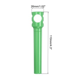 uxcell 3Pcs 4.2" Travel Corkscrew Pocket Corkscrew Portable Wine Opener Plastic Mini Wine Cork Opener for Camping Travel, Green