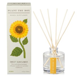 KOBO Plant The Box Sweet Sunflower Reed Diffuser (4 fl oz)