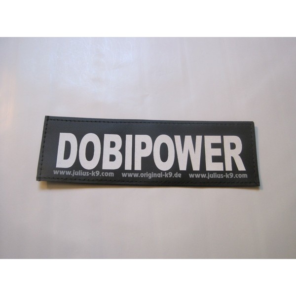 DOBIPOWER (Large) Labels for K-9 Harnesses Package of 2