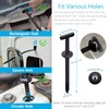 30PCS Nylon Universal Cable Tie Buckles, Multi-functional T Rivet Zip