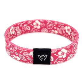 Hang Loose Bands - Coastal Surfer Beach Bracelet for Men, Women & Teens - Comfy Summer - Boho Reversible Wristband- Maui Waui| Medium: 7.5" length (for large wrists)