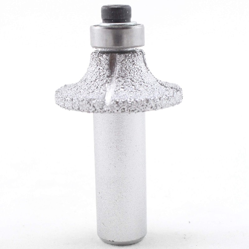 ILOVETOOL Head Radius 8mm Diamond Brazed Router Bit 1/2-Inch Shank