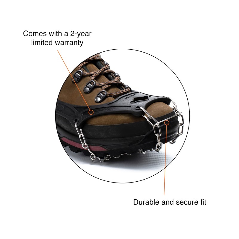 Hillsound FreeSteps6 Traction Device, Black, X-Small