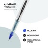 uniball Vision Elite Rollerball Pens, Bold Point (0.8mm), Blue, 12