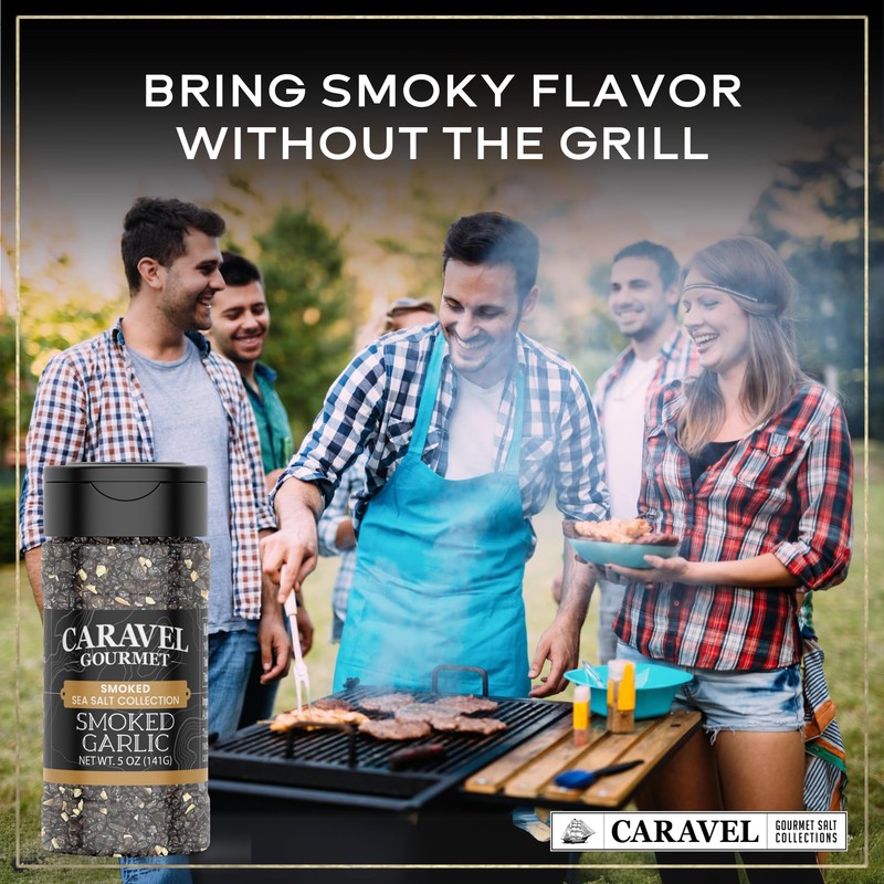 Smoked Garlic Sea Salt - 5 oz Shaker