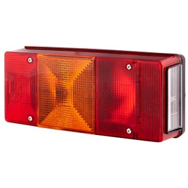 HELLA 2SE 007 547-021 Rearlight - Bulb - 12V - mounting - Lens Colour: Red - Plug: Blade Terminal - right - Quantity: 1