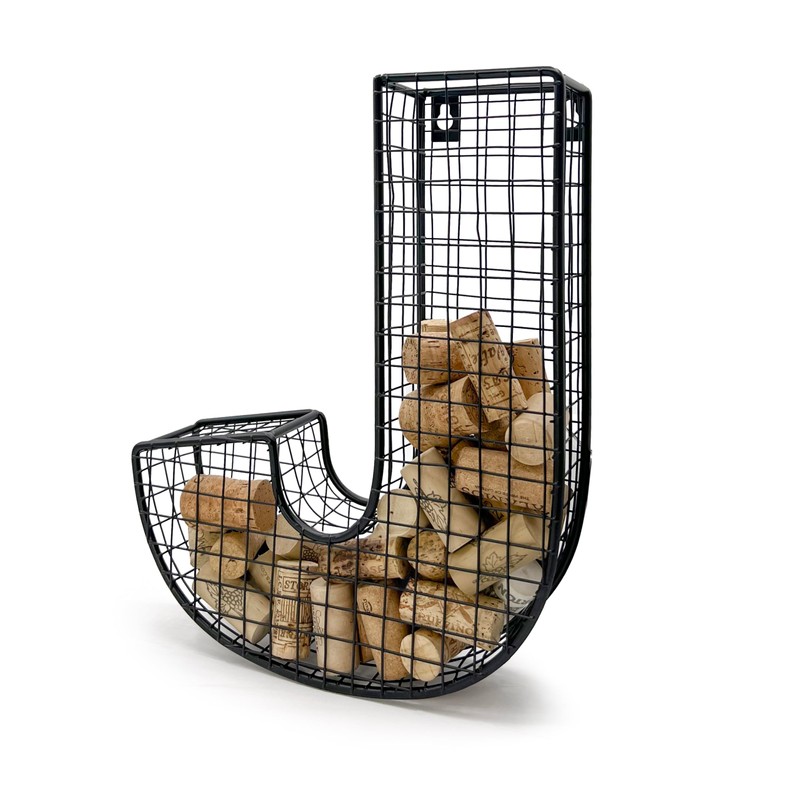 Oeno Wine Cork Holder Metal Display Collector Full Alphabet Display
