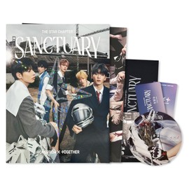 TXT - [The Star Chapter: SANCTUARY] (Standard - KNIGHT Ver.) Photobook + Poster + CD + Postcard + Sticker + License Card + Photo Card + 5 Extra Photocards