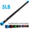 Yes4All Total Body Workout Weighted Pilates Bar, Body Bar For