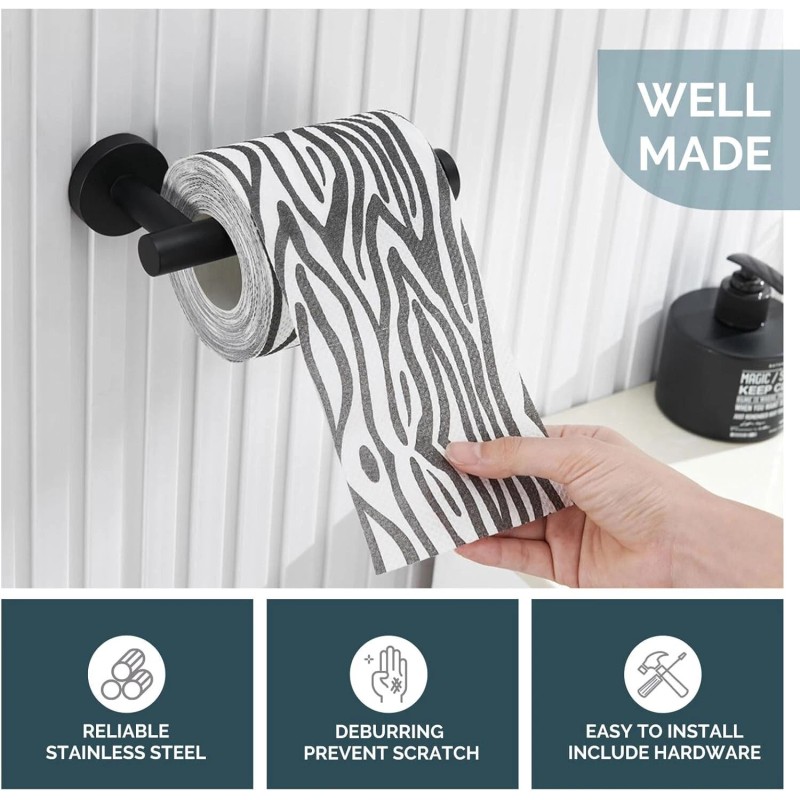 ruiling Ruling ATK-197 Wall Mounted Single Arm Toilet Paper Holder