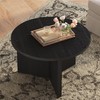 Luoxiao Coffee Table for Small Space, Minimalist Modern Table for