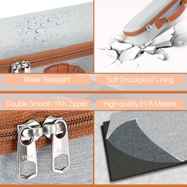 RAIACE Hard Storage Case Compatible with Dyson Airstrait Straightener, Travel Carrying Bag. (case only). - Gray