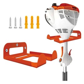 Weed Eater Hanger -1 Pack Heavy Duty Trimmer Rack Wall Mount for Grass Trimmer, Garden Tool Rack/Bracket, Wall Mount Tool Hanger, Shed Storage, Weed Wacker Holder