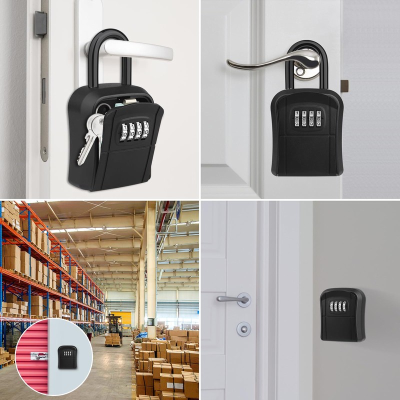 Key Lock Box, [New Version] Diyife Lock Box for House