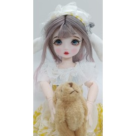 bositigo Original Elf Ear Design BJD Doll 1/6 SD Dolls 11.8 Inch 18 Ball Jointed Doll Cute DIY Toys with Clothes Outfit Shoes Wig Hair Makeup,Best for Kids Girls Children - Moon