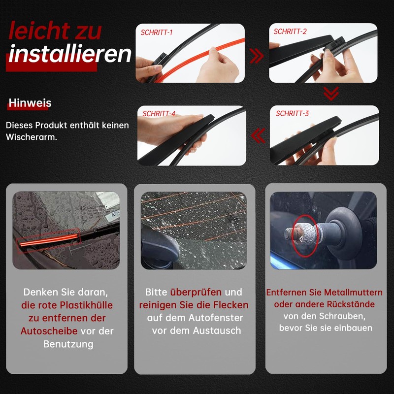Wiper Blades Rear Astra J, OTUAYAUTO Rear Windscreen Wiper Rear