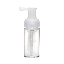 Duehut 110ml Powder Spray Bottle Portable Detachable Travel Spray Bottle Plastic Powder Sprayer Bottles Container PET Cosmetics BottleRefillable Hair Fiber Applicator for Home Barber Shop