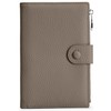 Leather Passport Wallet for Women, Slim RFID Blocking Passport Holder,