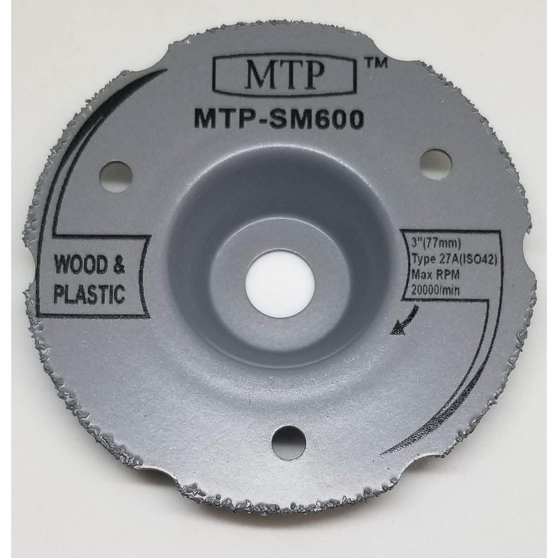 MTP Brand Pack of 6 Assort 3" Wood Plastic Metal