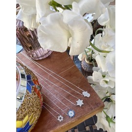 Star of David Jewish Necklace for Women Rose Gold Plated