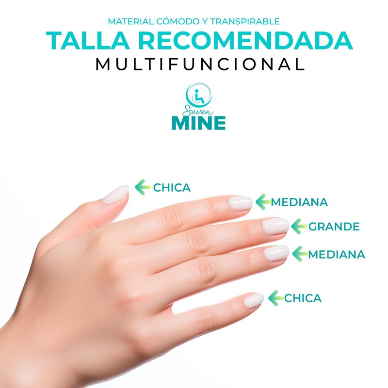 SEVEN MINE Férula para Dedo Tipo Rana (3 Tamaños, 1