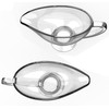 KR. LIF 2 Pack Glass Gravy Boat - Crystal Sense