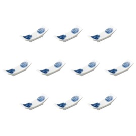 10個セット 紋平型箸置 [ 7.7×2.2㎝ ] | 箸置 セトモノホンポ(Setomonohonpo)