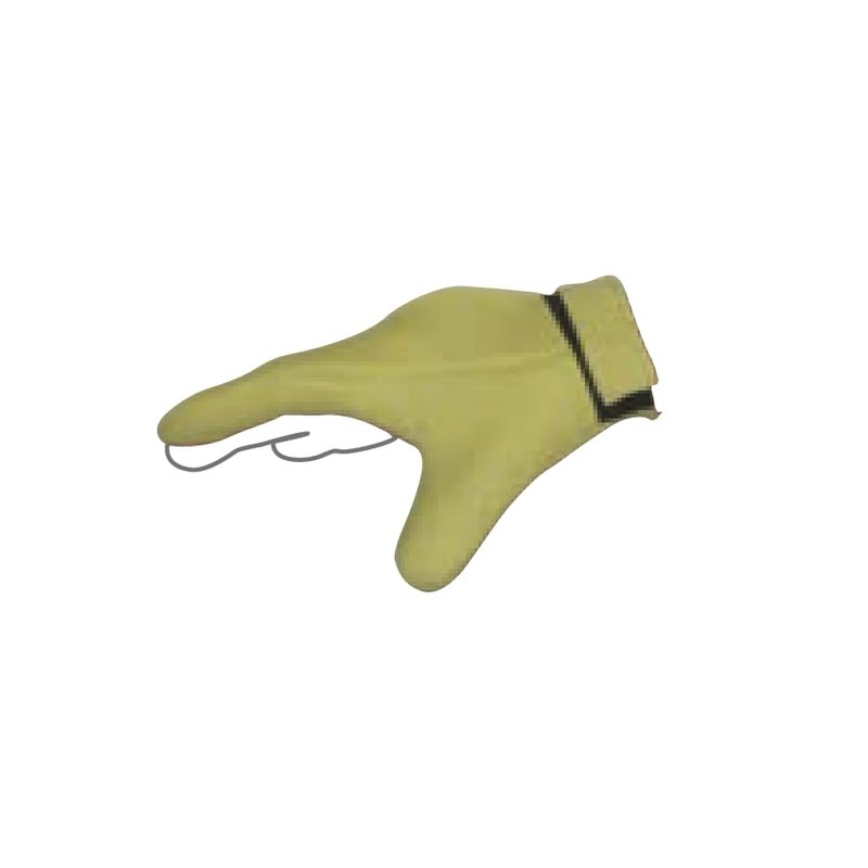 2 Finger Protective Mouse Handling Glove. Small Right Hand.