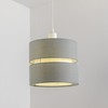 CGC Lighting 2 Tier Round Ceiling Light 26cm Bedroom Living