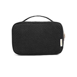 Jewelry Organizer Case Travel Jewelry Storage Bag for Necklace, Earrings, Rings, Bracelet (Black, One Size)