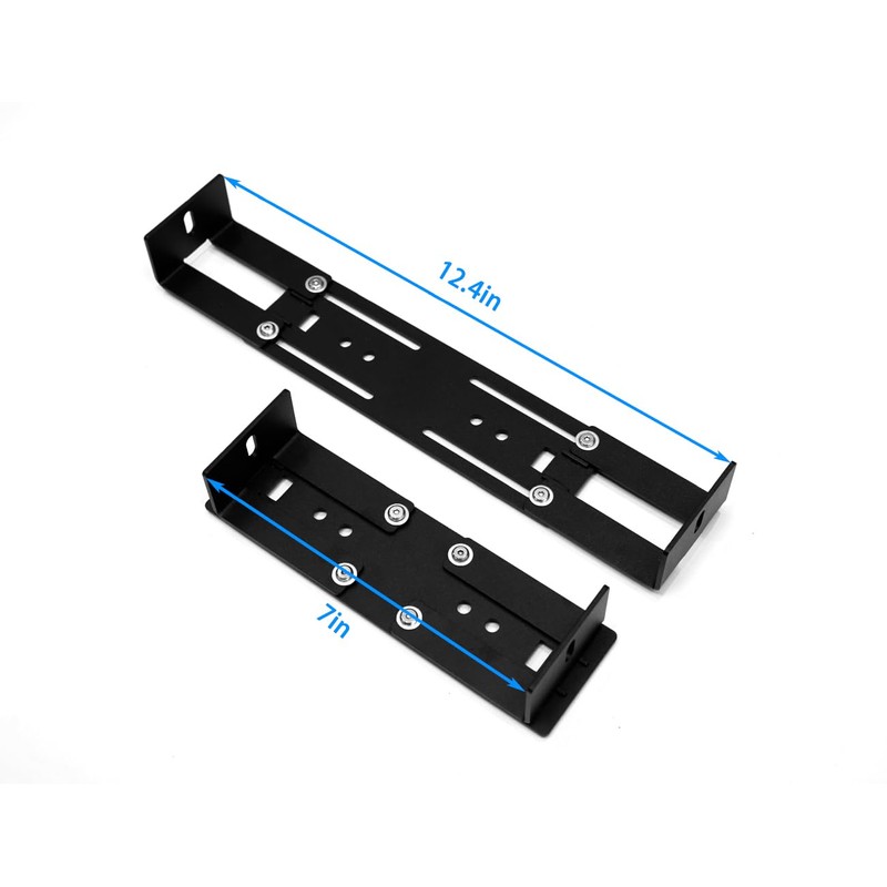 HzCHSyanna Adjustable Mailbox Mounting Bracket,Carbon Steel,Adjustable Design(Only Applicable to mailboxes