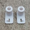 ULEIVA Replacement Hinge White Pack of 2 Door Hinges Compatible
