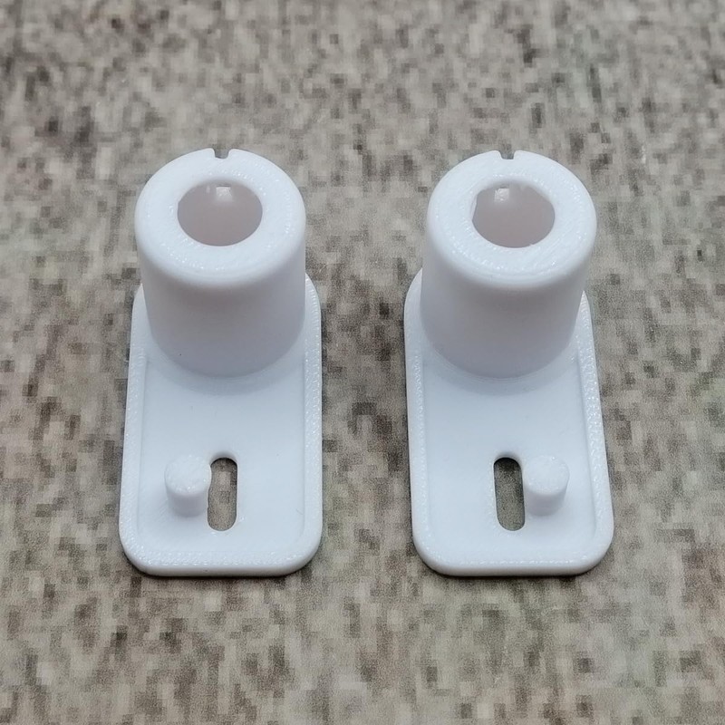 ULEIVA Replacement Hinge White Pack of 2 Door Hinges Compatible