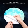 Yosemy Fluorescent Wall Stickers, Moon and Stars, 563 Luminous and