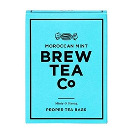 Brew Tea Co - Moroccan Mint - Minty & Strong Herbal Tea - 15 x 2.5g Proper Tea Bags