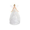 Gisela Graham : Christmas Decoration : Silver Glitter Tree Top