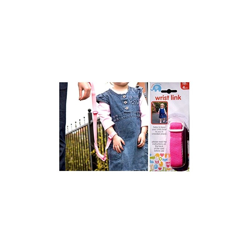 Childrens Safety Wrist Link Pink Safety Walking Strap Baby Safety