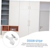 STOBOK Adjustable Head Screw Doorstop Catch Door Zinc Alloy Door