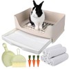 Yuoaes Yuoaes Large Rabbit Litter Box Bunny Potty Training Corner