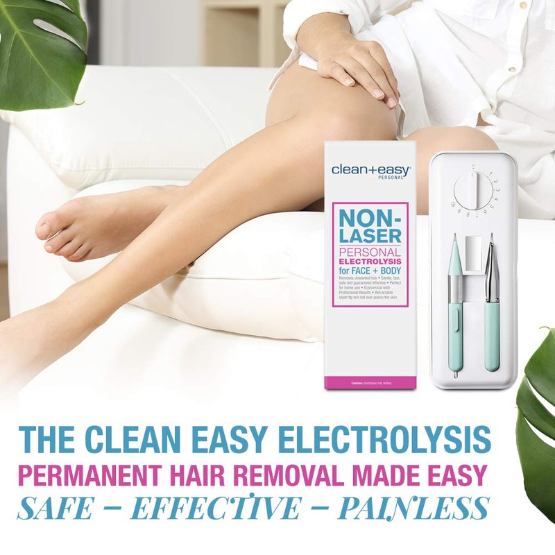 Clean + Easy Electrolysis Machine for Permanent Hair Removal -