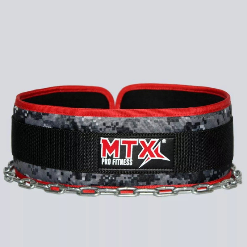 MTX Faja Dip Cinturón Con Cadena Para Cargar Con Lastre